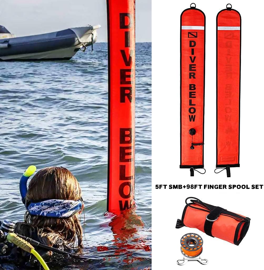 Boya marcador 5ft con carrete 98ft y clip perno