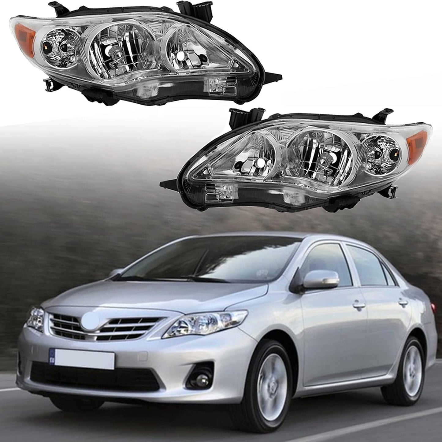 Faros delanteros repuesto Corolla S XRS izq y der