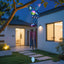 Campanillas viento solares colibrí luces exterior