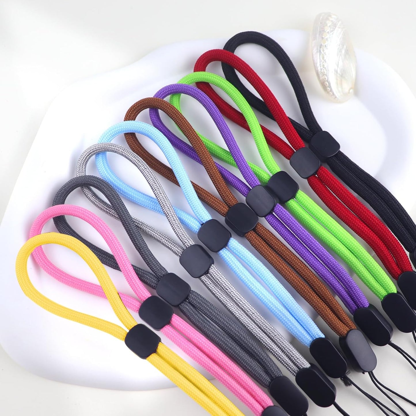 10 Correas Muñeca Ajustables para Teléfono Cámaras USB