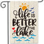Bandera doble cara decoración exterior 12.5x18pulg