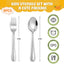 Set 8 Pzas Cubiertos Niños Acero Inox 4 Cucharas 4 Tenedores