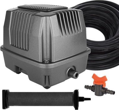 Aireador estanque Koi con difusor goma y control flujo