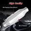 Silenciador acero inox 2" 13" universal