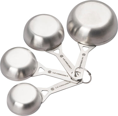 Juego 4 Tazas Medidoras Acero Inox
