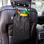 Bolsa basura colgante auto impermeable multiusos negro