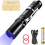 Linterna UV 365nm alta potencia profesional