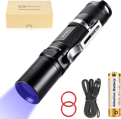 Linterna UV 365nm alta potencia profesional