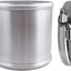 Conector tubo silicona aluminio 4" abrazaderas acero inox