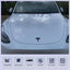 Cubierta adhesiva emblema Tesla Model Y negro mate