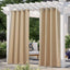 Cortina exterior impermeable para patio