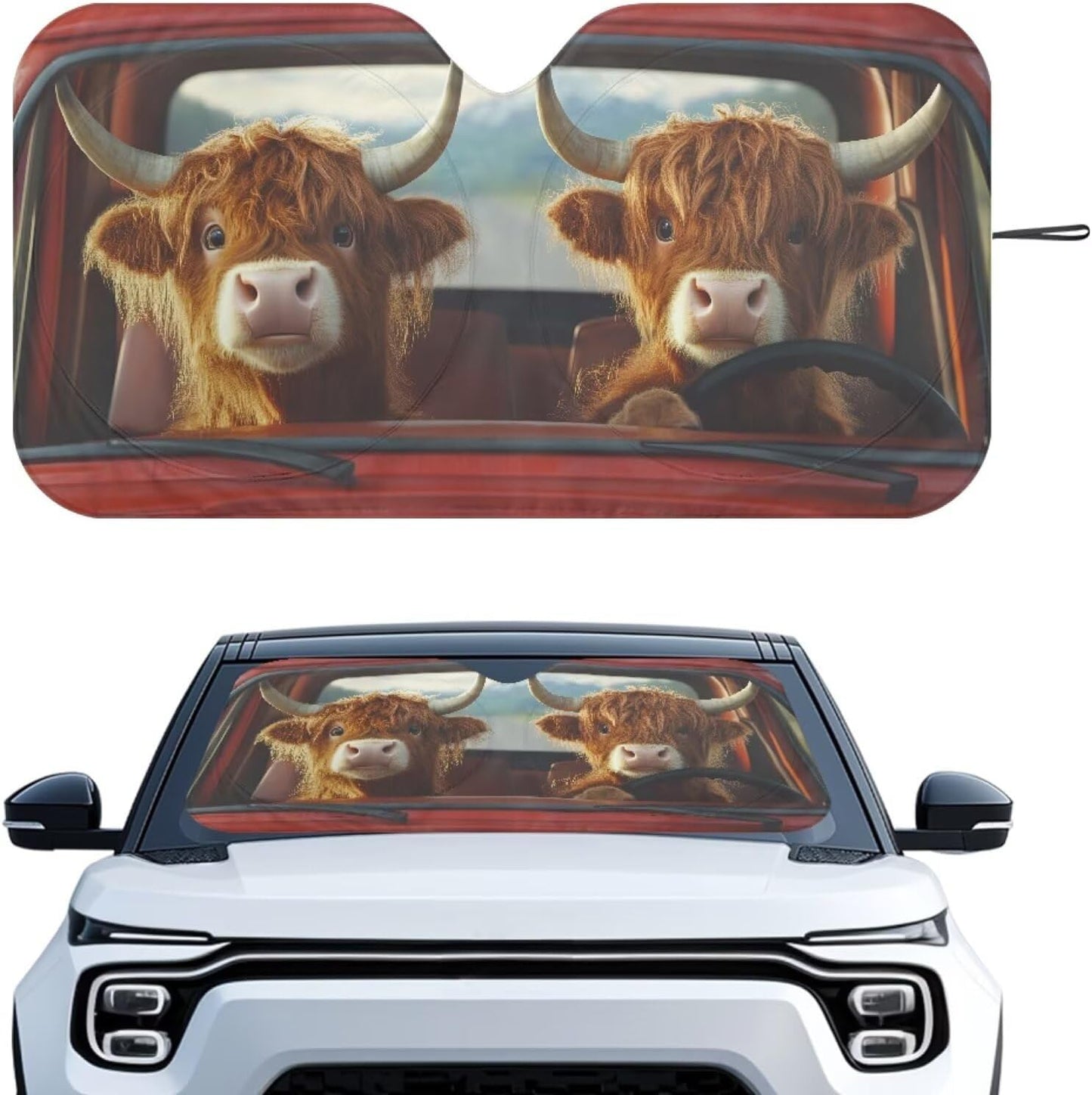 Parasol plegable universal para coche sedán SUV