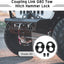 2 Unids Acoplamiento Grado 80 Cadena Negro