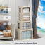 Set 2 Contenedores Almacenamiento Ropa Tela Lino con Ventana