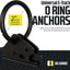 Kit correas trinquete riel E 12 pzas 15piezas 1000lb