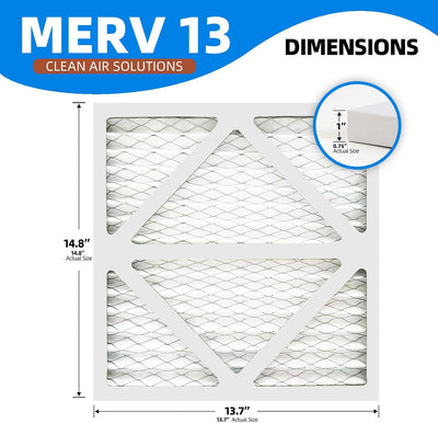 6 Filtros aire MERV 13 comp AlorAir CleanShield HEPA 550