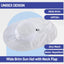 Sombrero sol UPF50 malla ala ancha con solapa cuello