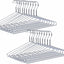 20 Pzas Colgador Ropa Acero Inox 17"