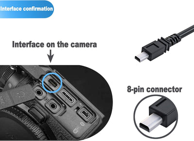 Cable USB Mini-B 3ft para cámara Nikon CoolPix