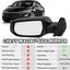 Espejo retrovisor conductor Malibu LT señal giro 7 pines