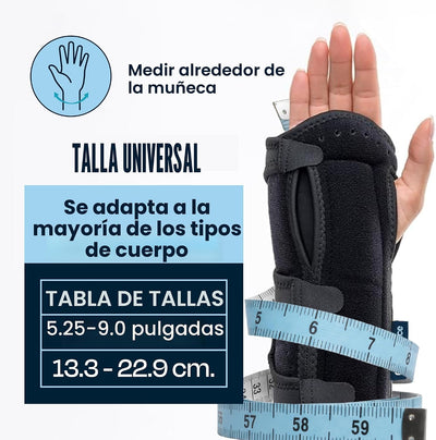 Muñequera túnel carpiano pack 2 con férula cojín ajustable