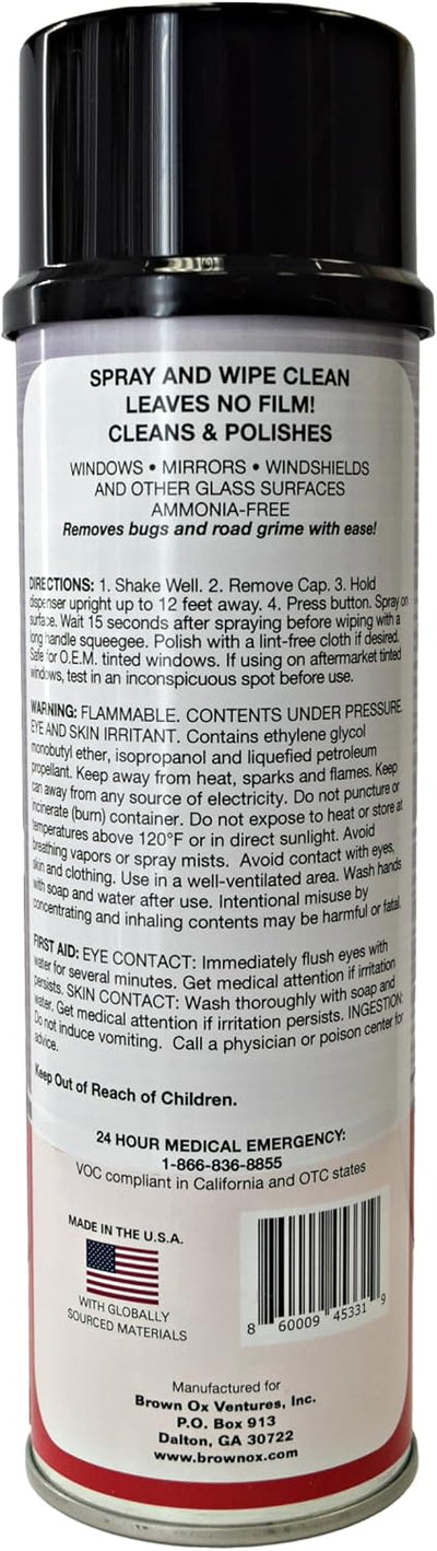 Limpiador vidrio en spray para parabrisas 19oz