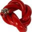 Manguera silicona reforzada 8mm 3.28ft roja para calentador