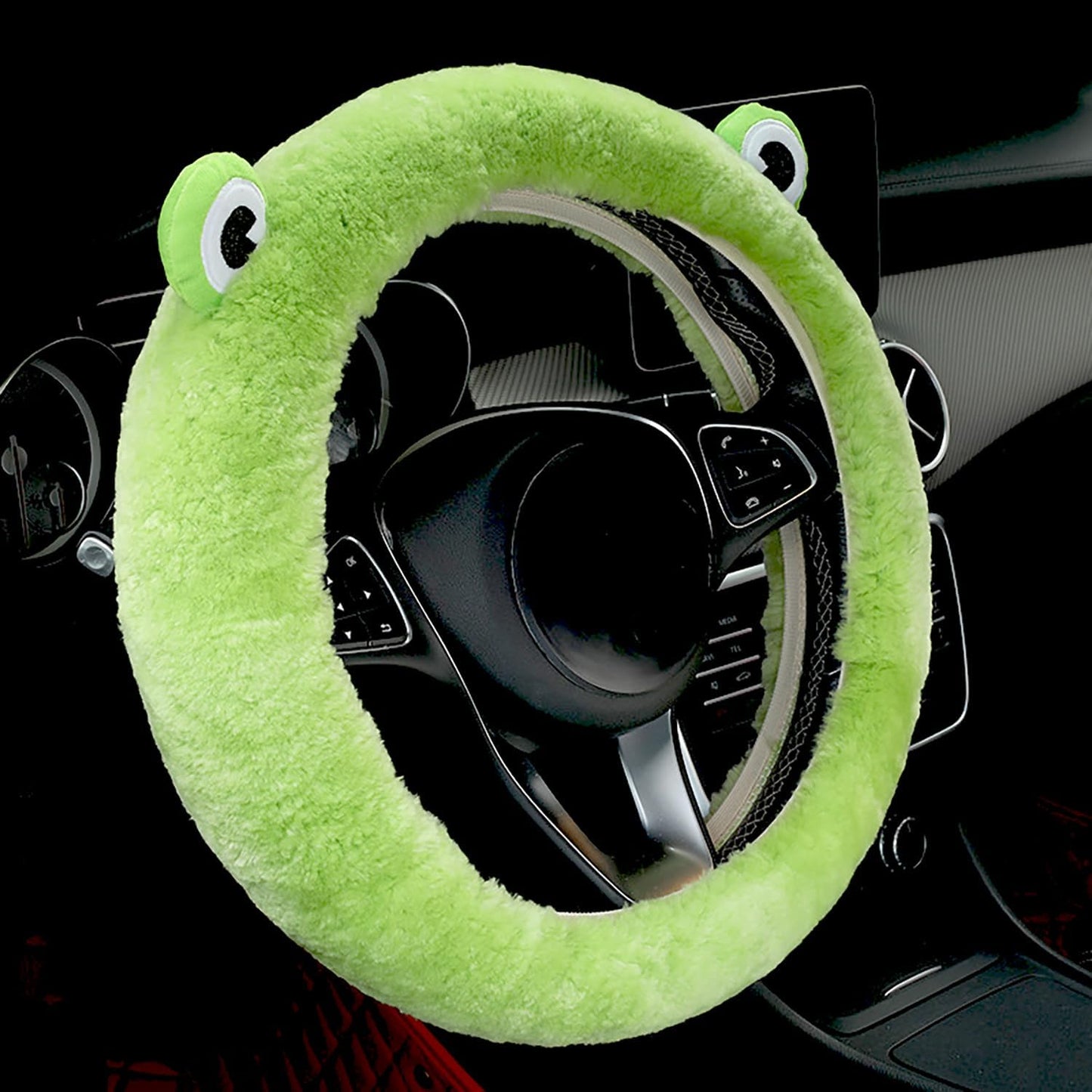 Funda volante piel oveja antiderrap 15"