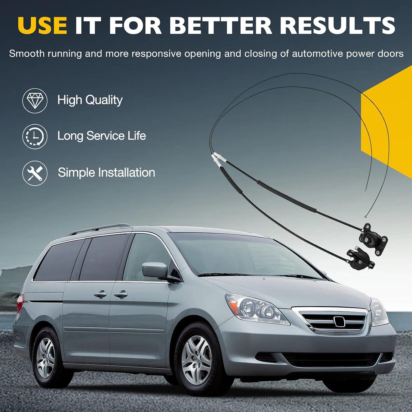 Conjunto cable puerta trasera izq Honda Odyssey 05-10