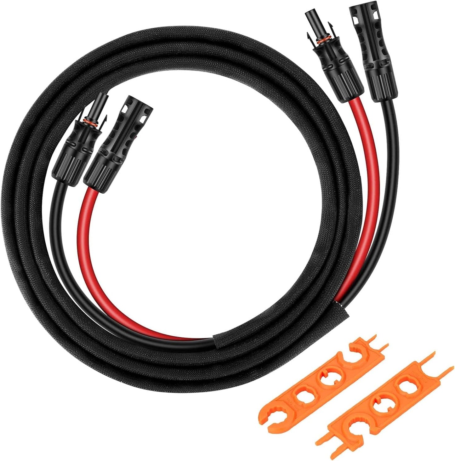 Cable extensión panel solar 8AWG 10ft con conectores