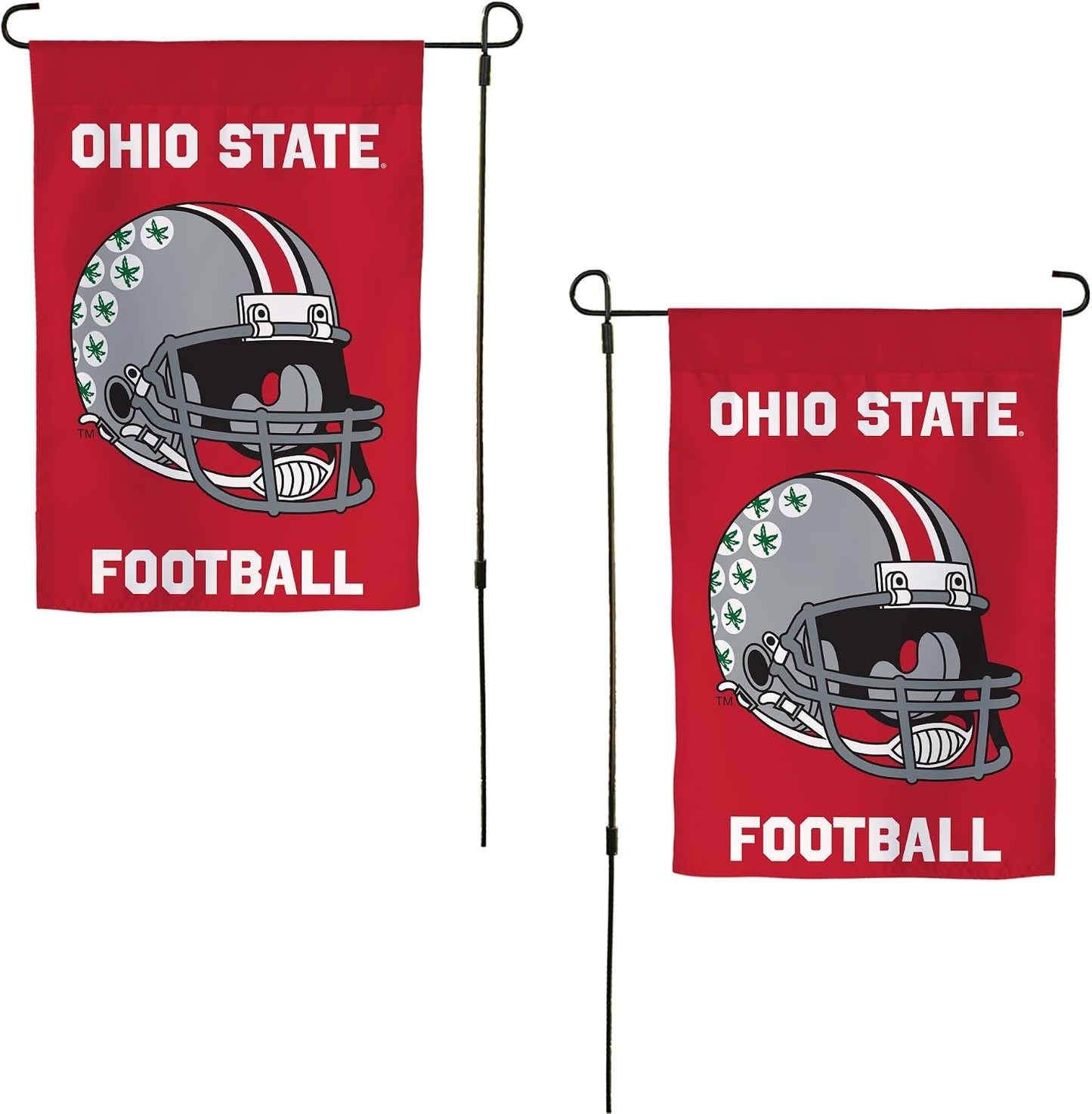 Bandera jardín Buckeyes Ohio 19x12pulg