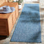 Alfombra lavable Courtyard 2.2x9ft color azul marino