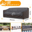 Funda sofá patio 3 asientos impermeable anti UV