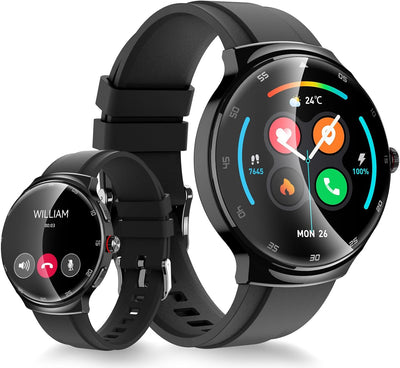 Reloj inteligente AMOLED 1.43" rastreador fitness comp