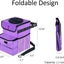 Cubo basura plegable coche 2.3gal púrpura