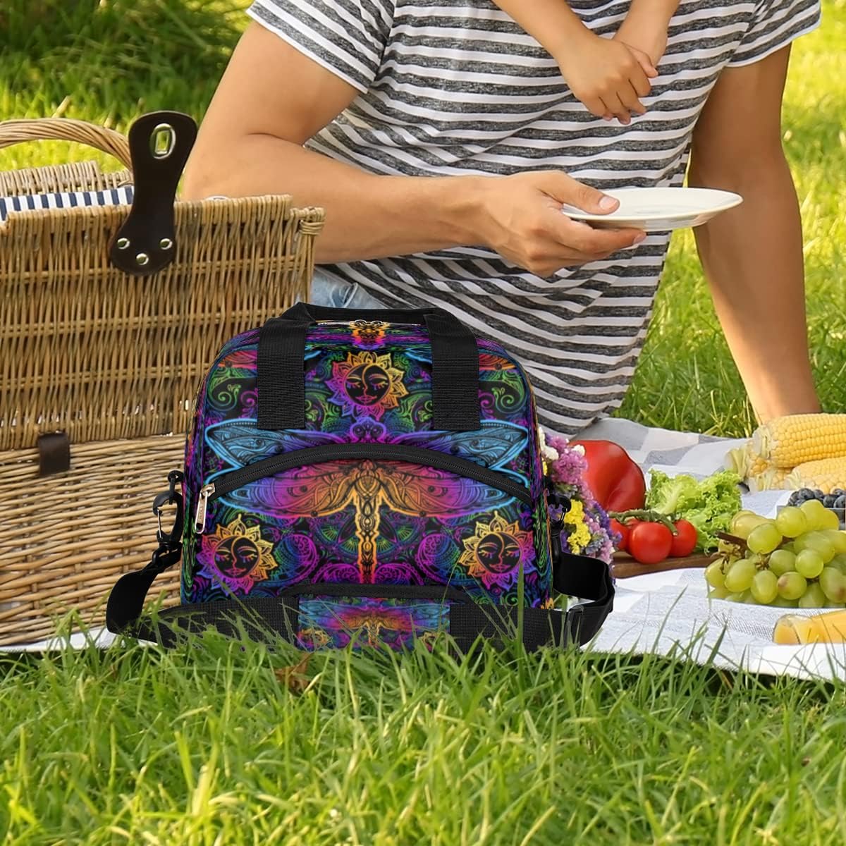 Bolsas almuerzo térmicas reutilizables con correa