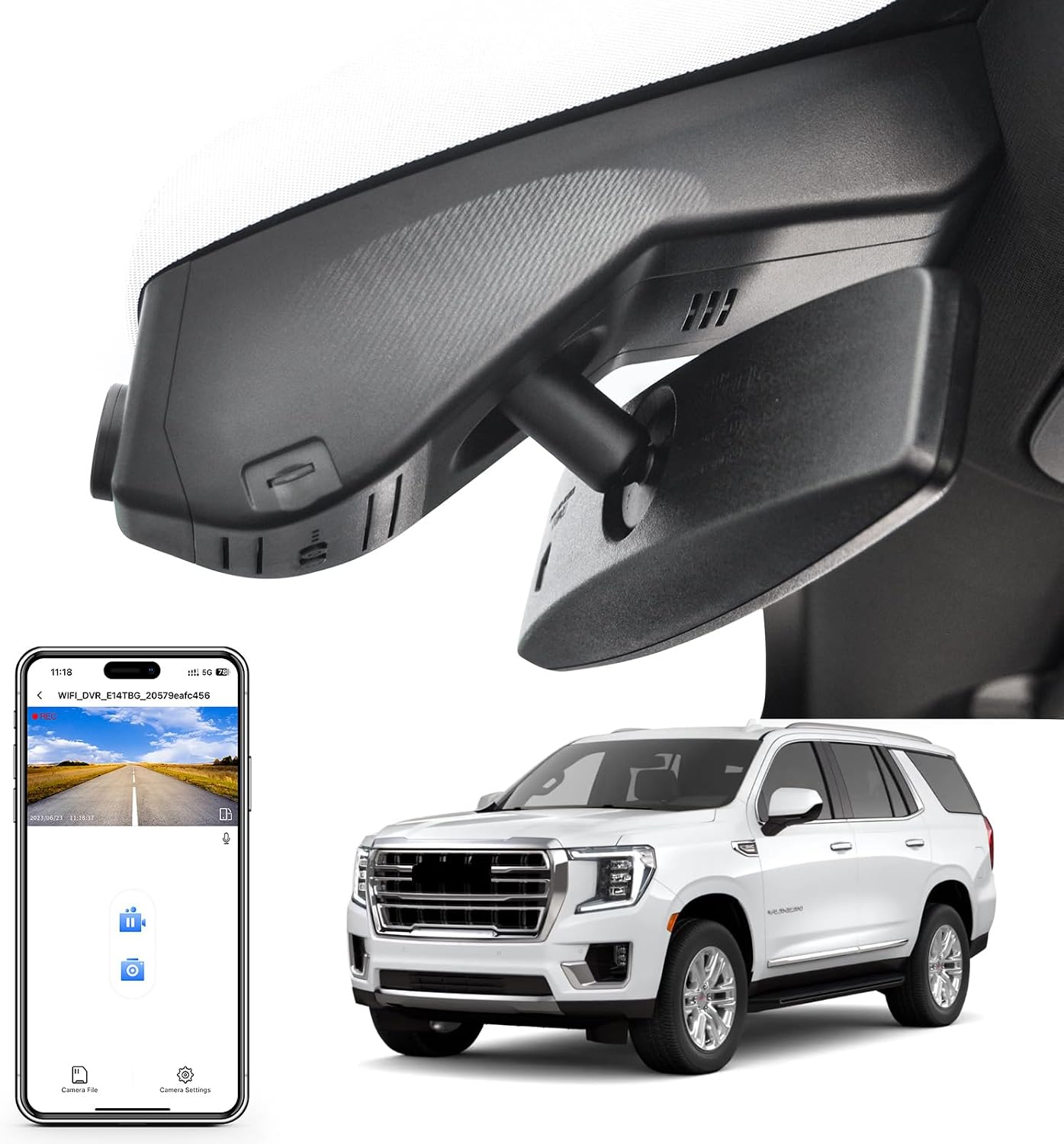 Cámara 4K para GMC Yukon 21-22 con WiFi