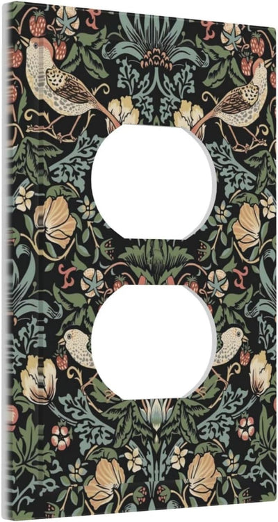 Placa interruptor decorativa vintage botánicos cocina
