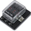 Caja fusibles cuchilla 6 vías 100A LED 10-30V CC
