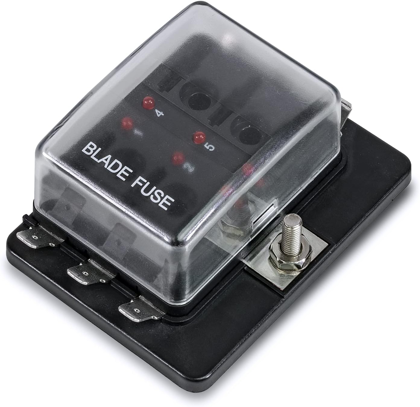 Caja fusibles cuchilla 6 vías 100A LED 10-30V CC