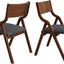 2 Sillas plegables acolchadas madera maciza 18pulg cocina