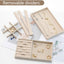 4 Pzas Bandeja Organizadora Joyas Apilable Beige