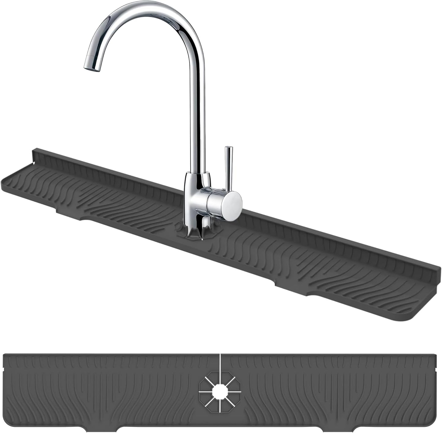 Protector salpicaduras silicona 25pulg cocina flexible