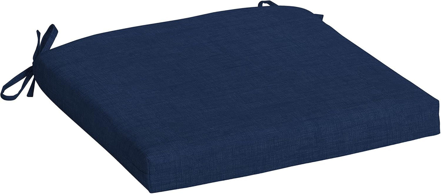 Cojín asiento mecedora 19x18pulg repelente agua color azul