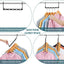 Pack 20 perchas mágicas plástico para ropa pesada dormitorio