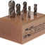 Set fresas carburo micrograno 1/8-1/2 6 Pzas