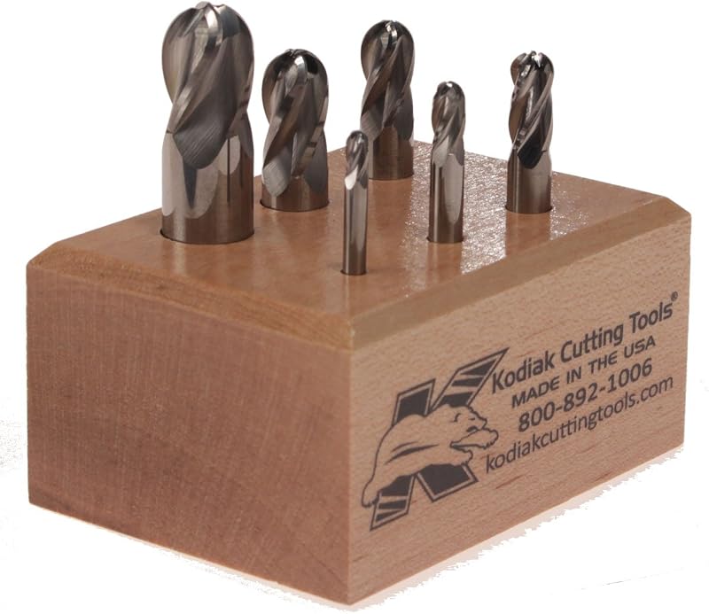 Set fresas carburo micrograno 1/8-1/2 6 Pzas