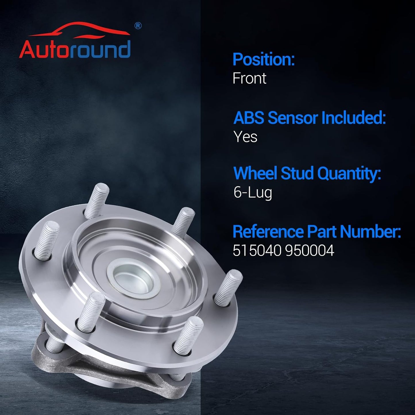 Rodamiento rueda delantera 2WD 6pernos ABS comp Toyota