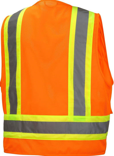 Chaleco seguridad visibilidad alta 6 bolsillos 4XL