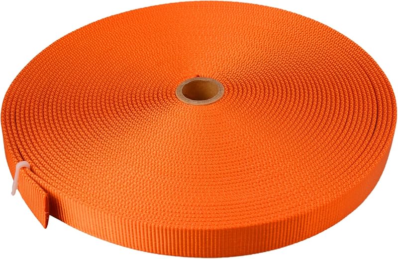 Correa tubular nailon 1" cert UIAA 20kN naranja